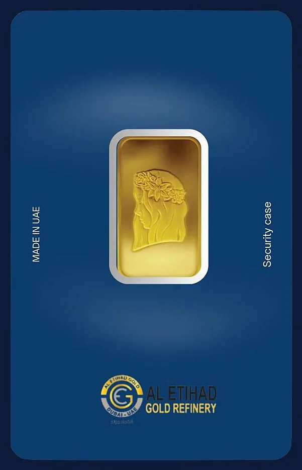 AL ETIHAD gold bar