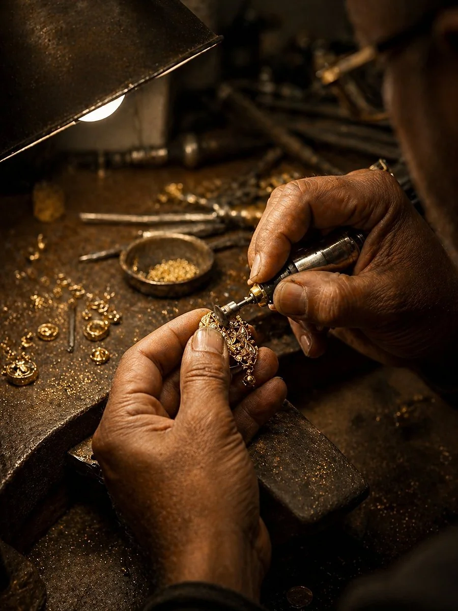Custom jewellery crafting and bespoke orders