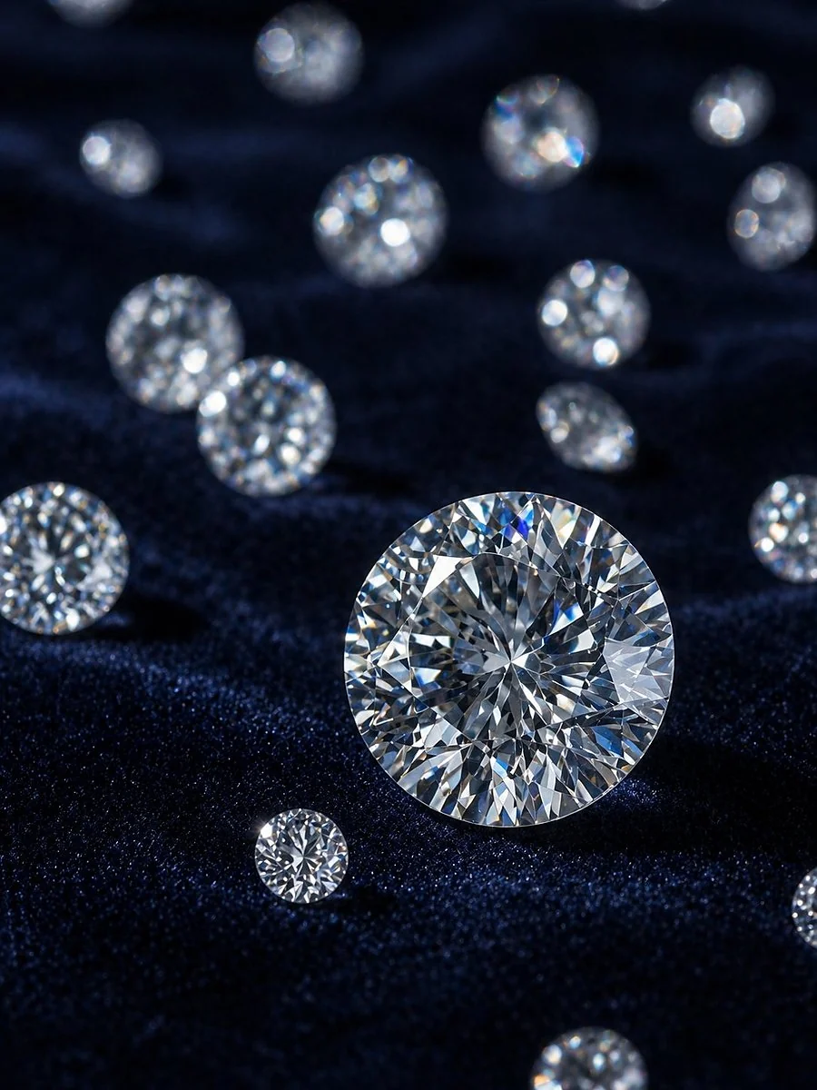 Diamond jewellery and loose diamonds