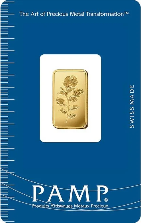 PAMP Rosa Gold 5 Gram Bar