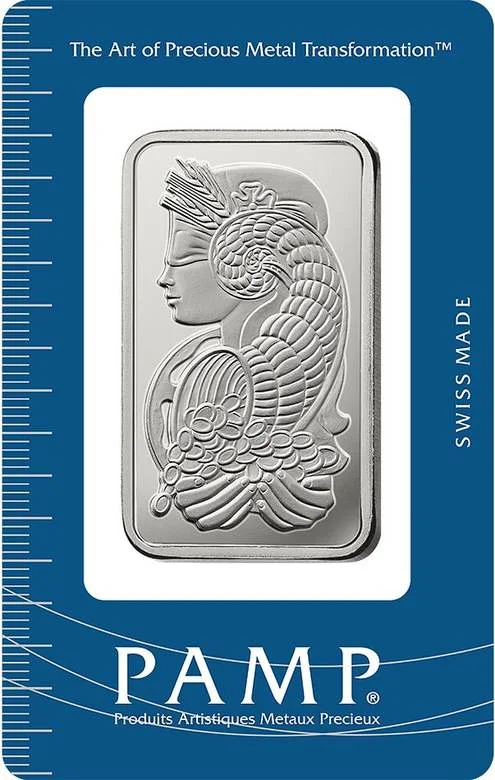 PAMP Lady Fortuna Silver 1 Ounce Bar