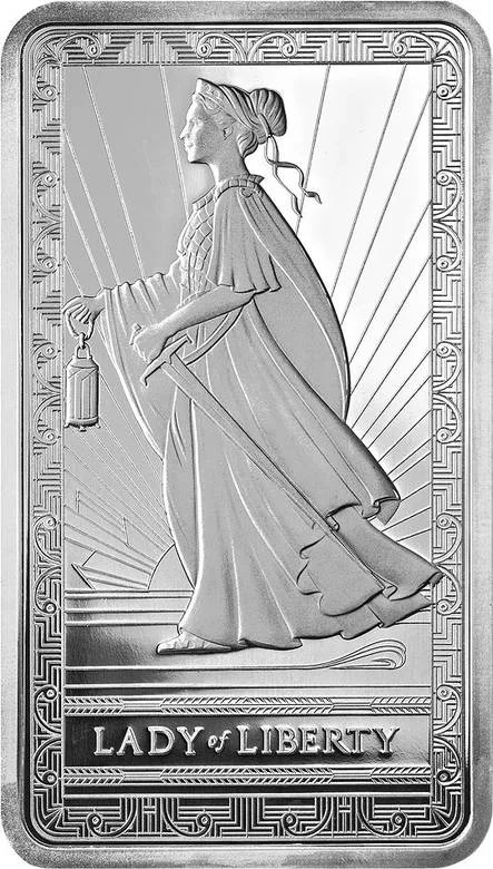 Lady of Liberty Silver 10 oz Bar