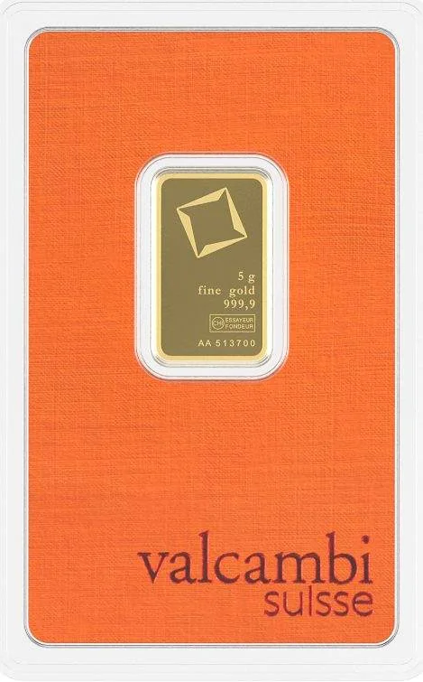 Valcambi 5 Gram Gold Bar