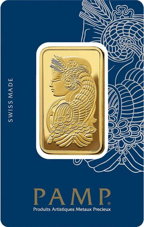 Lady Fortuna 1 Ounce Gold Bar