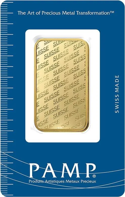 PAMP Suisse 1 oz Gold Bar (Heritage)