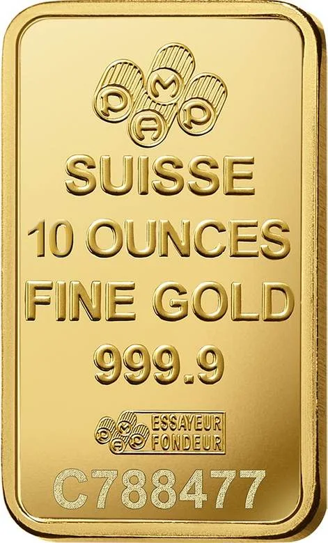 Lady Fortuna 10 Ounce Gold Bar