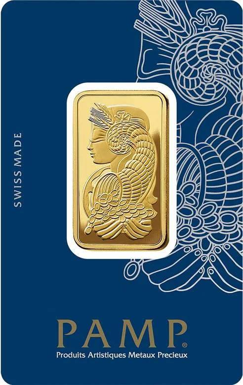 Lady Fortuna 2 Tola Gold Bar