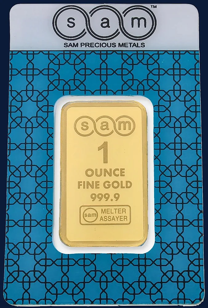 SAM PRECIOUS METALS gold bar